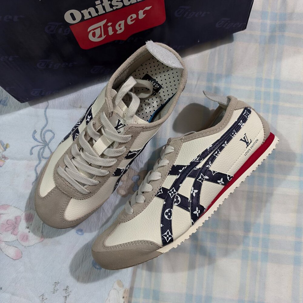 Onitsuka Tiger White Low-Top Sneakers